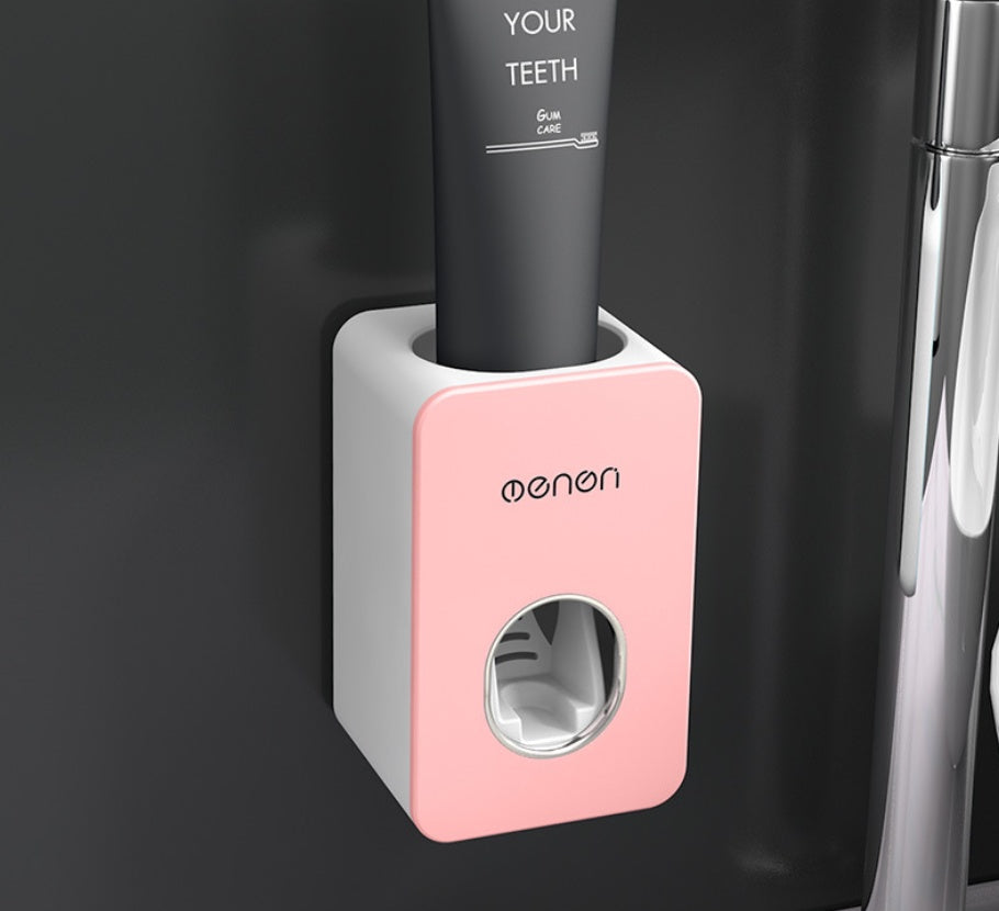 Automatic set wall hanging punch-free toothpaste