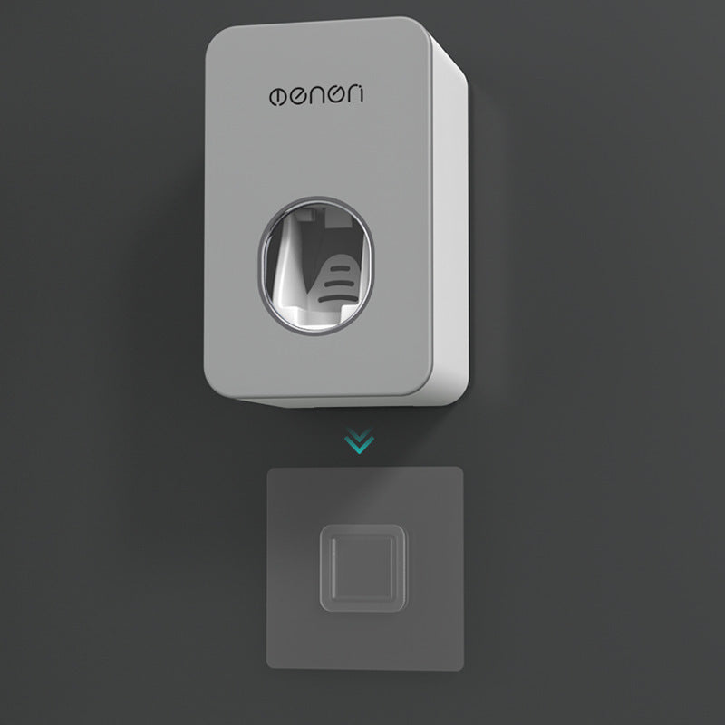 Automatic set wall hanging punch-free toothpaste