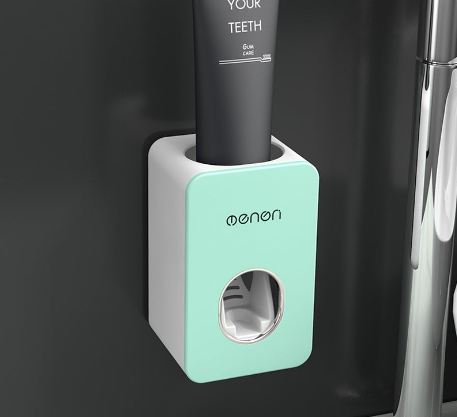 Automatic set wall hanging punch-free toothpaste