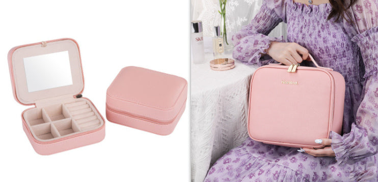 Smart LED Cosmetic Bag With Mirror