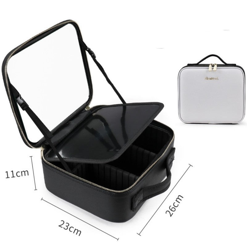 Smart LED Cosmetic Bag With Mirror