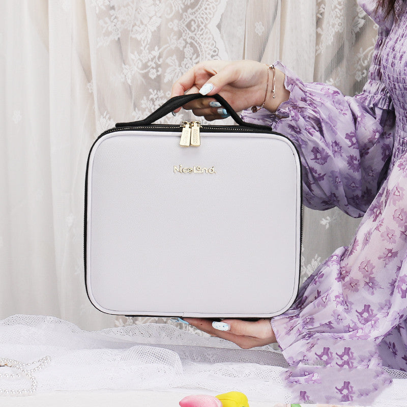 Smart LED Cosmetic Bag With Mirror