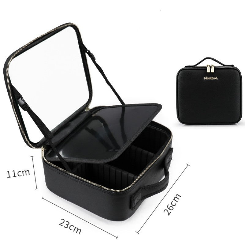 Smart LED Cosmetic Bag With Mirror