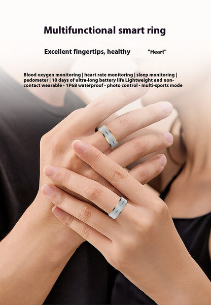Smart Ring For Heart Rate Blood Oxygen Monitoring