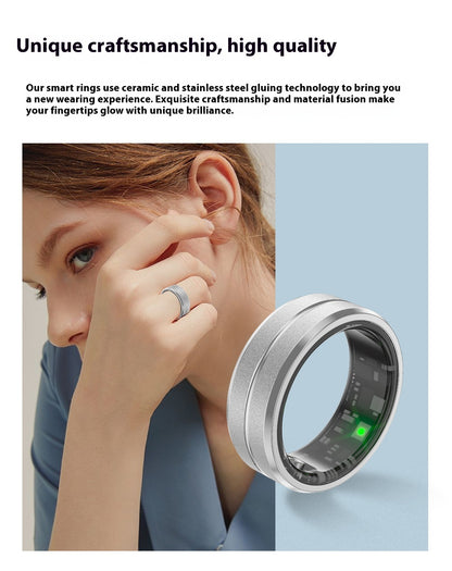 Smart Ring For Heart Rate Blood Oxygen Monitoring