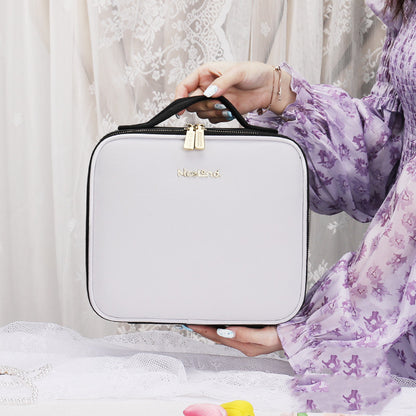 Smart LED Cosmetic Bag With Mirror