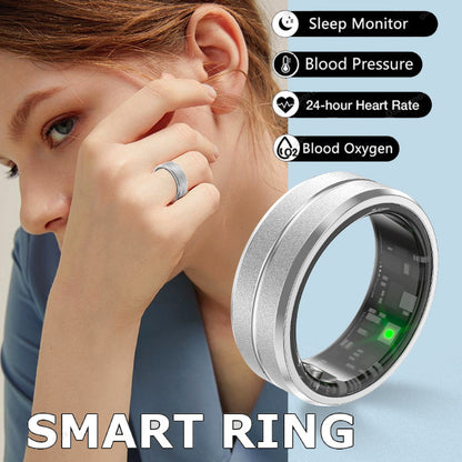 Smart Ring For Heart Rate Blood Oxygen Monitoring
